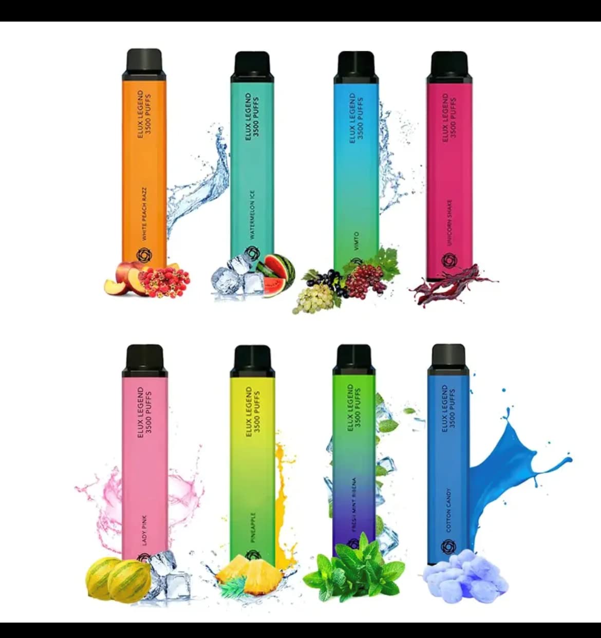 PRICE REDUCED* ELUX LEGEND 3500 0%/NICOTINE FREE DISPOSABLE VAPE