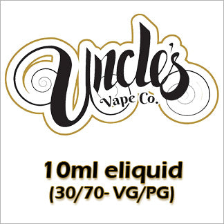 UNCLE'S VAPE CO 10ML E Liquid 30VG/70PG Vape 3MG, 6MG, 12MG, 18MG Juice