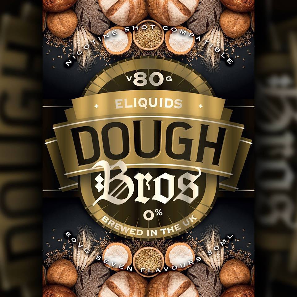DOUGH BROS 100ML Premium E Liquid 80VG/20PG Vape 0MG Juice Short Fill