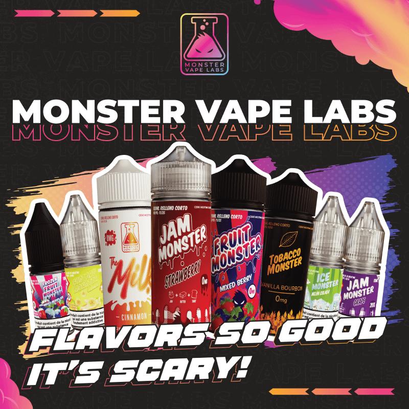 Monster Vape Labs 100ml Premium E Liquid 75VG/25PG Monster Vape Labs 100ml Premium E Liquid 75VG/25PG