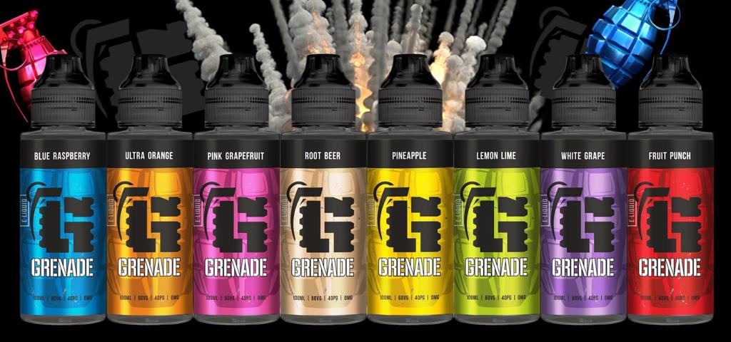 GRENADE 100ML Premium E Liquid 60VG/40PG Vape 0MG Juice Short Fill GRENADE 100ML Premium E Liquid 60VG/40PG Vape 0MG Juice Short Fill
