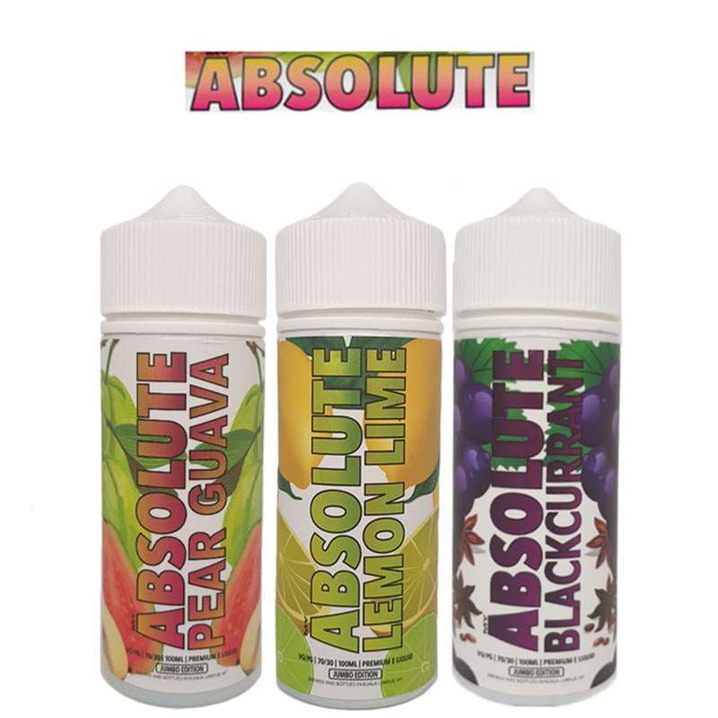 ABSOLUTE 100ML Premium E Liquid 70VG/30PG Vape 0MG Juice Shortfill ABSOLUTE 100ML Premium E Liquid 70VG/30PG Vape 0MG Juice Shortfill