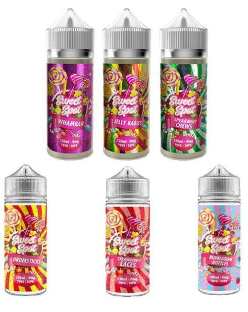 SWEET SPOT 100ML Premium E Liquid 70VG/30PG Vape 0MG Juice Shortfill