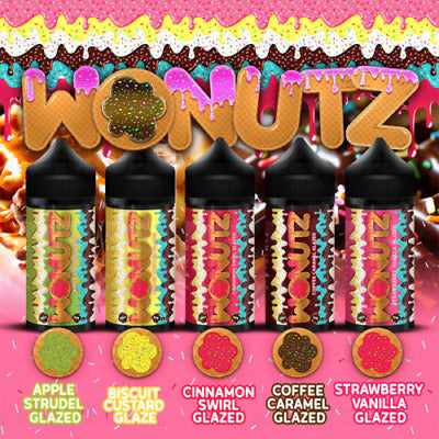 WONUTZ 100ML Premium E Liquid 70VG/30PG Vape 0MG Juice Shortfill