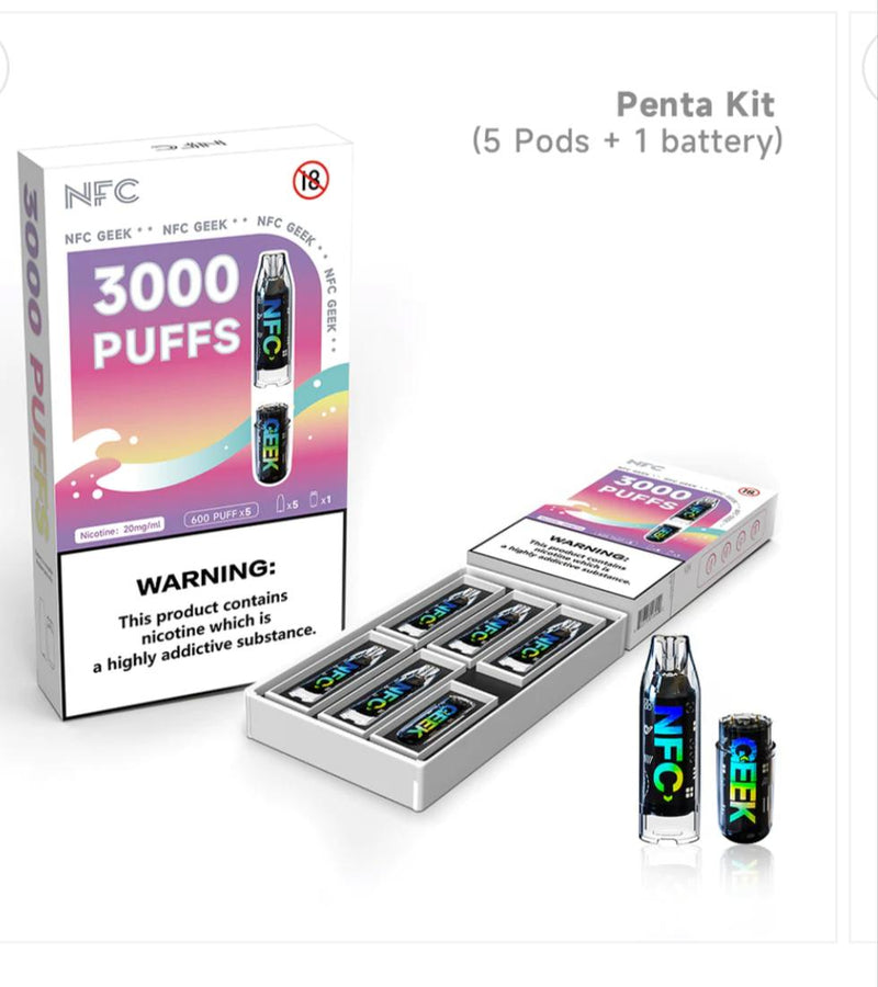 nfc-geek-3000-puffs-penta-kit-disposable-vape-pod-device