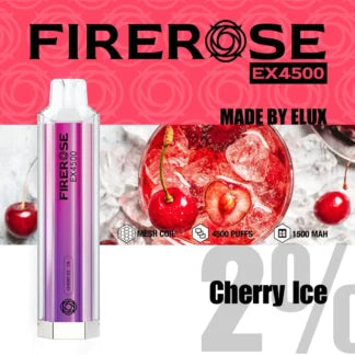 *CLEARANCE* Firerose 4500 Cherry Ice Disposable Vape