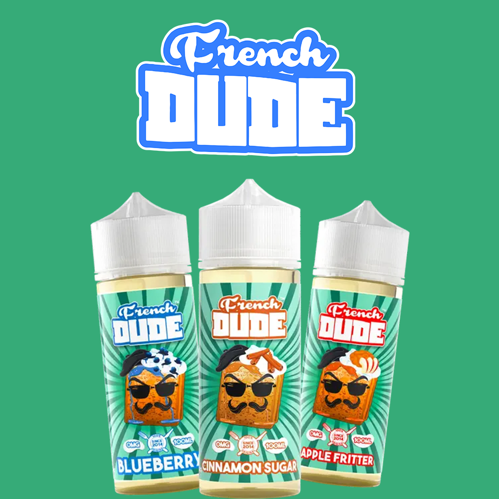 FRENCH DUDE 100ML PREMIUM E LIQUID 70VG VAPE 0MG SUB-OHM JUICE