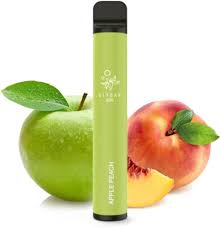 apple-peach-ELF-BAR-DISPOSABLE-POD-DEVICE-600-PUFFS-20MG