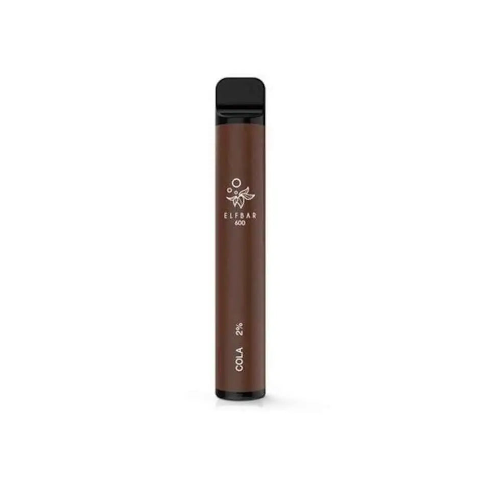 *SALE* ELF BAR 600 COLA X 8 DISPOSABLE VAPES 2%/20MG