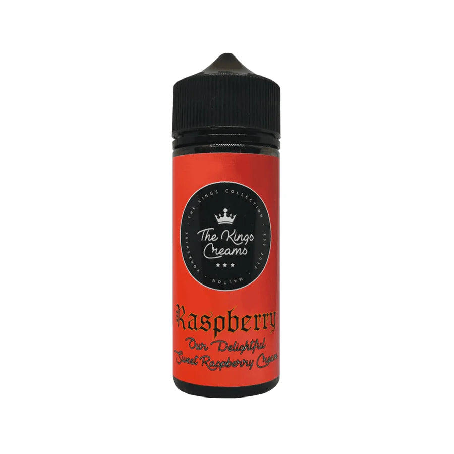 raspberry-creams-the-kings-collection-e-liquid-100ml-70vg-30pg-vape-0mg-juice