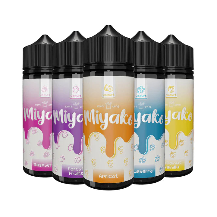 Miyako By Wick Liquor 100ML E Liquid 70VG Vape 0MG Juice Sub-Ohm