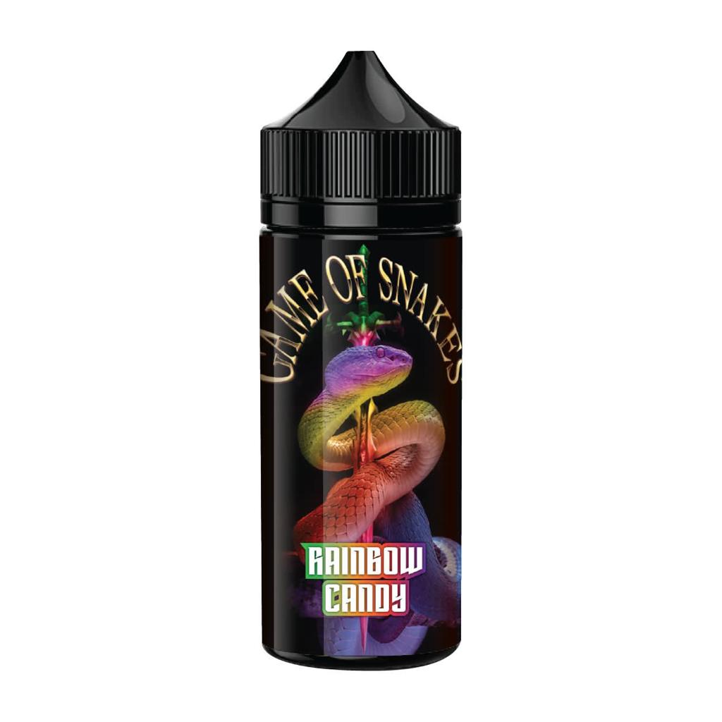 Rainbow Candy By Game Of Snakes 100ML E Liquid 70VG Vape 0MG Juice Rainbow Candy By Game Of Snakes 100ML E Liquid 70VG Vape 0MG Juice