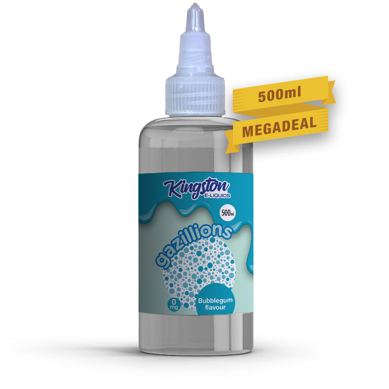 gazillions-bubblegum-kingston-500ml-e-liquid-70vg-vape-0mg-juice-shortfill