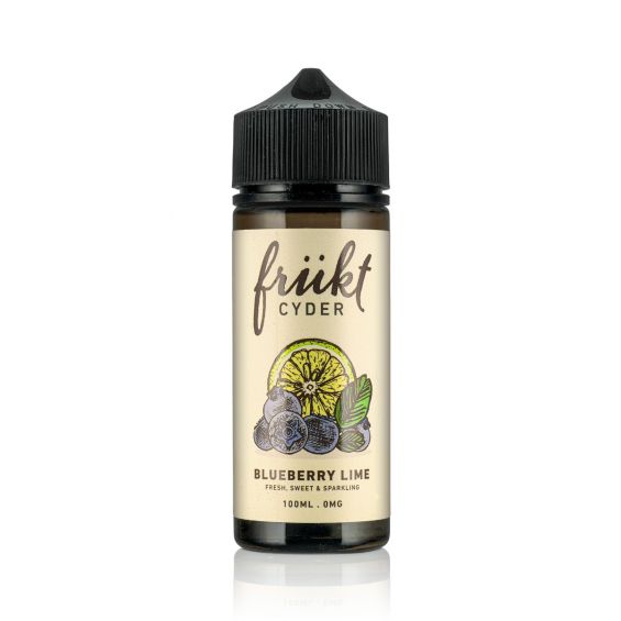Blueberry Lime FRUKT CYDER 100ML Premium Quality E Liquid Juice 70VG 0 Blueberry Lime FRUKT CYDER 100ML Premium Quality E Liquid Juice 70VG 0