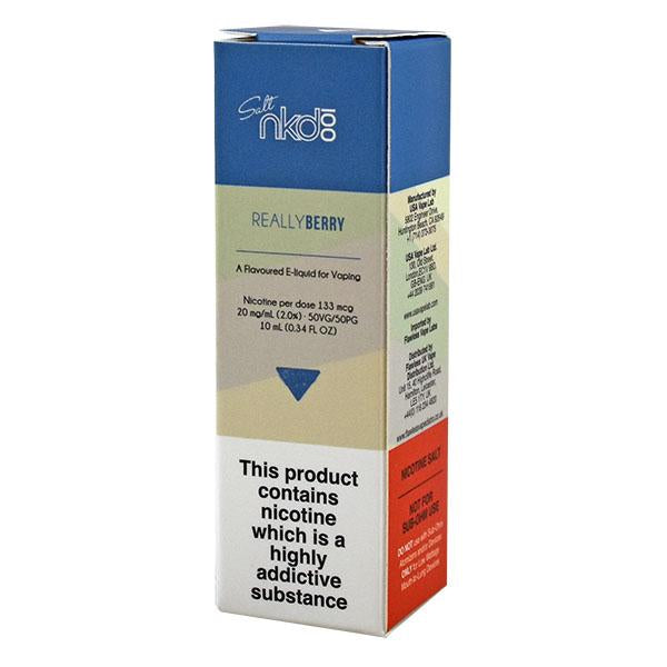 Really Berry By Naked (NKD) 100 Nic Salt 10ML E Liquid 5/10/20MG Vape Really Berry By Naked (NKD) 100 Nic Salt 10ML E Liquid 5/10/20MG Vape