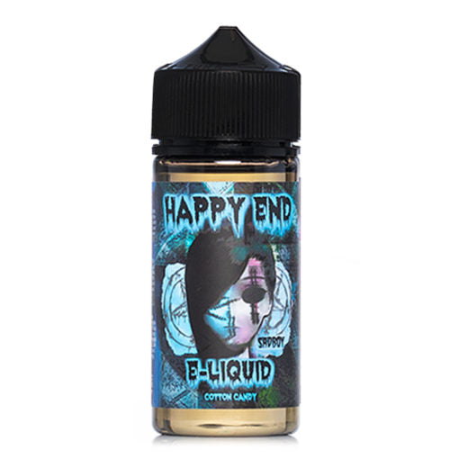 HAPPY END BLUE COTTON CANDY BY SADBOY E-LIQUID 100ML SHORTFILL 75VG VA HAPPY END BLUE COTTON CANDY BY SADBOY E-LIQUID 100ML SHORTFILL 75VG VA