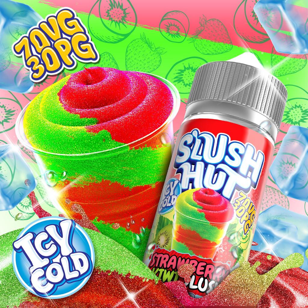Strawberry Kiwi Slush By Slush Hut 100ML E Liquid 70VG Vape 0MG Juice Strawberry Kiwi Slush By Slush Hut 100ML E Liquid 70VG Vape 0MG Juice