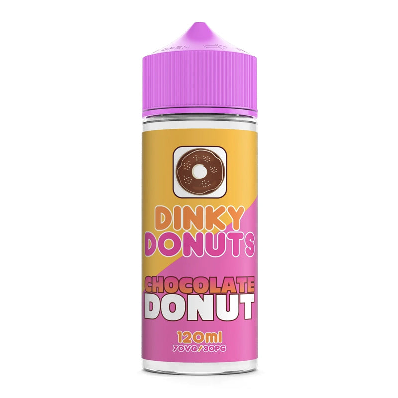 chocolate-donut-dinky-donuts-100ml-e-liquid-70vg-30pg-vape-0mg-juice-shortfill