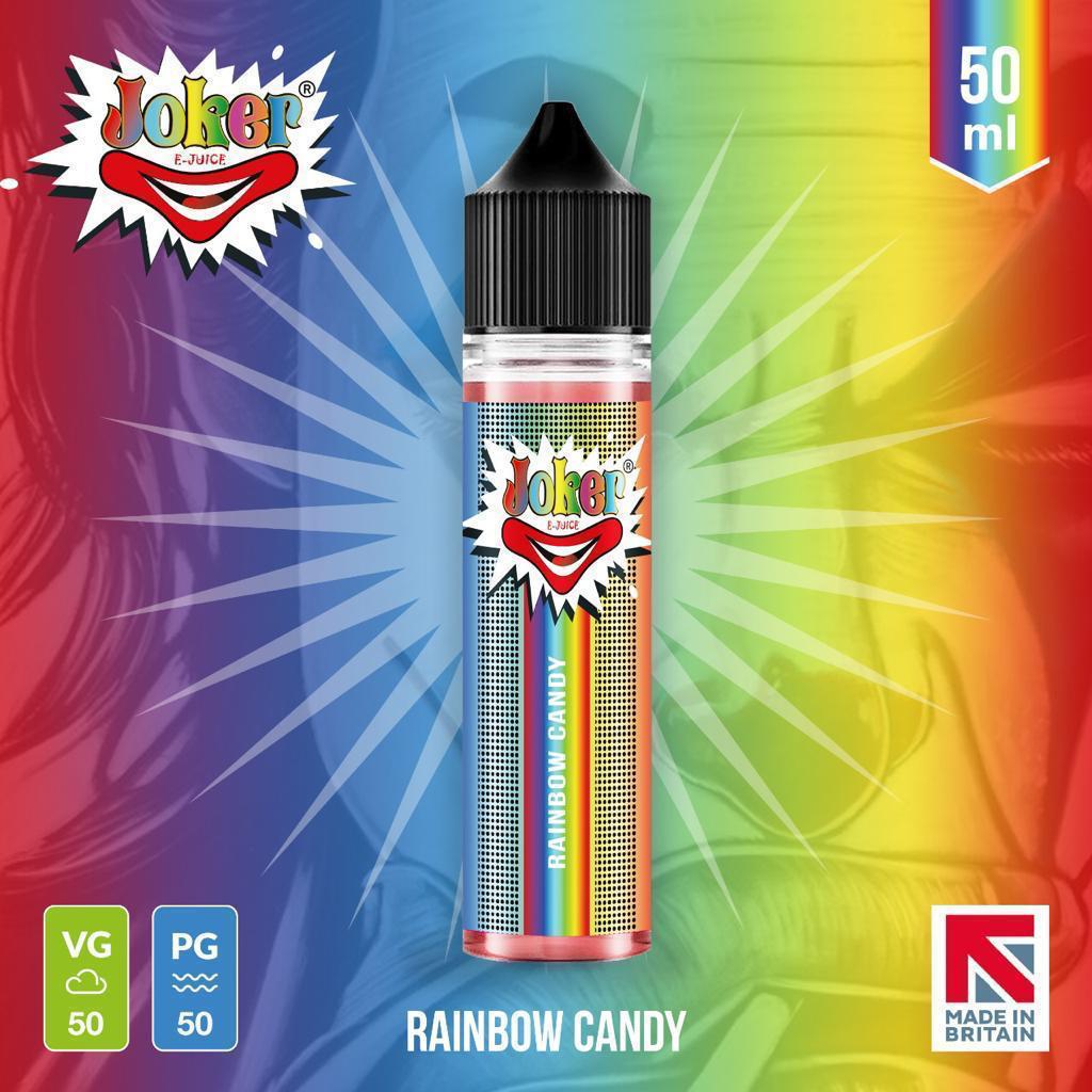 Rainbow Candy By Joker E-Juice 50ML E Liquid 50VG Vape 0MG Juice Rainbow Candy By Joker E-Juice 50ML E Liquid 50VG Vape 0MG Juice