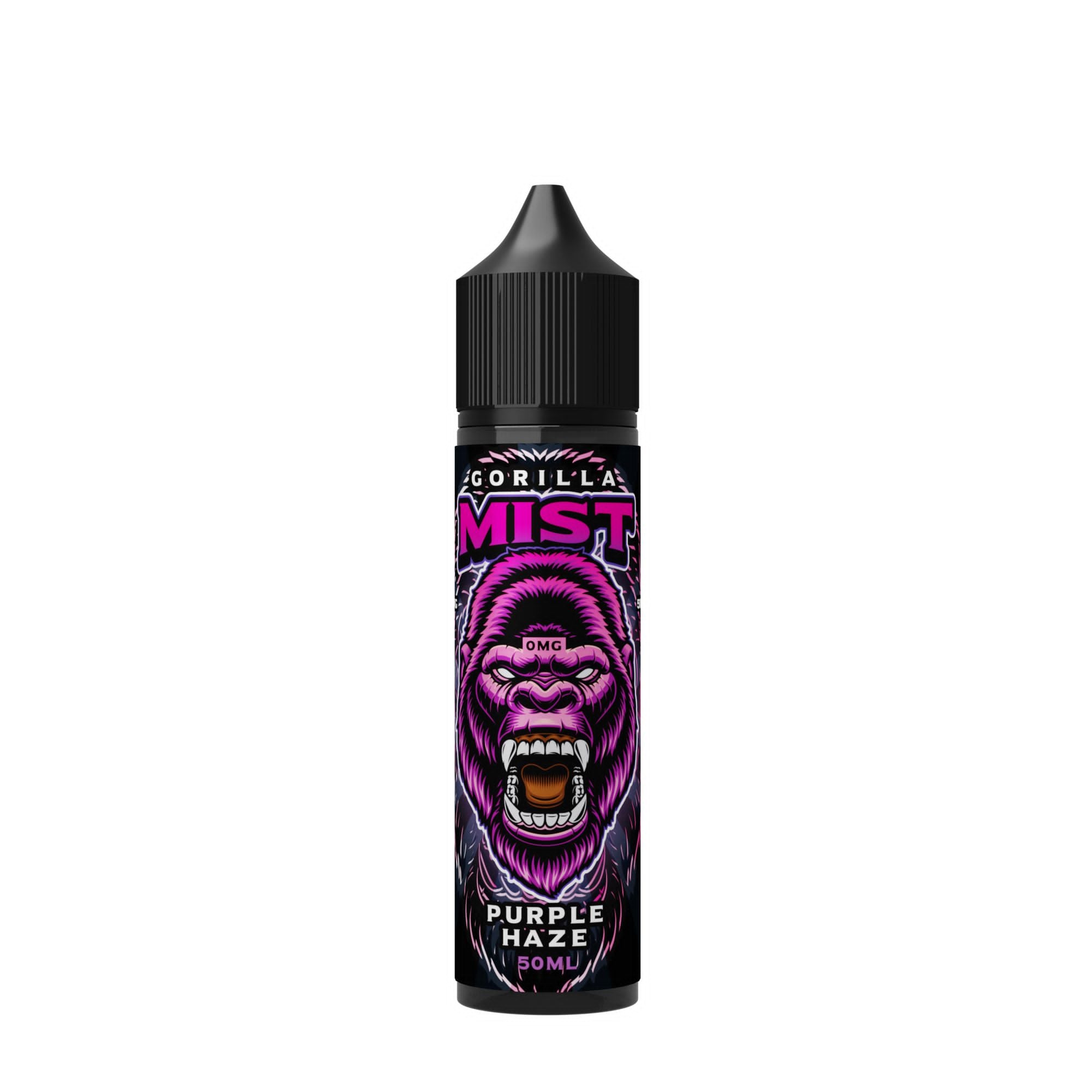 Purple Haze By Gorilla Mist 50ML E Liquid 50VG Vape 0MG Juice Short Fi Purple Haze By Gorilla Mist 50ML E Liquid 50VG Vape 0MG Juice Short Fi