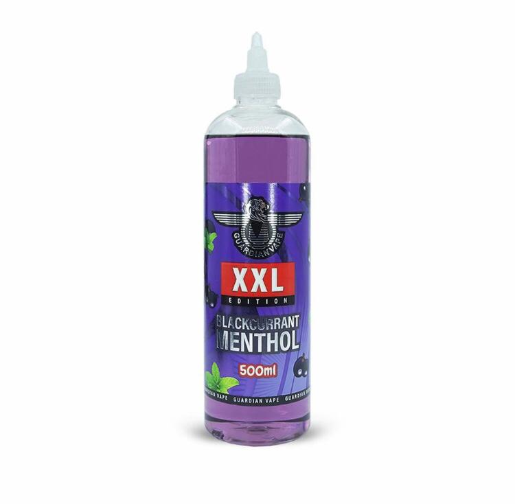 Blackcurrant Menthol By Guardian Vape XXL Edition 500ML E Liquid 70VG