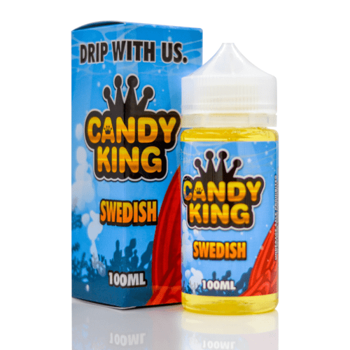 CANDY KING SWEDISH 100ML SHORTFILL 80VG 20PG VAPE JUICE E LIQUID CANDY KING SWEDISH 100ML SHORTFILL 80VG 20PG VAPE JUICE E LIQUID
