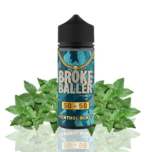 Menthol Blast by Broke Baller 100ml E Liquid Juice 50vg 50pg Vape Menthol Blast by Broke Baller 100ml E Liquid Juice 50vg 50pg Vape