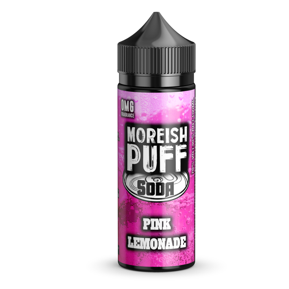 pink-lemonade-moreish-puff-soda-100ML-SHORTFILL-E-LIQUID-70VG-0MG-USA-VAPE-JUICE