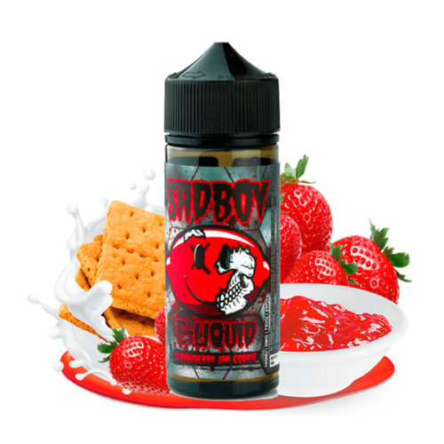 STRAWBERRY JAM COOKIE BY SADBOY E-LIQUID 100ML SHORTFILL 75VG VAPE STRAWBERRY JAM COOKIE BY SADBOY E-LIQUID 100ML SHORTFILL 75VG VAPE