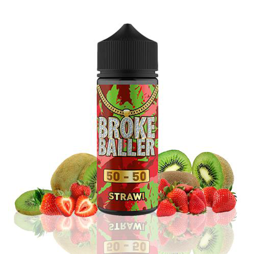 Strawi by Broke Baller 100ml E Liquid Juice 50vg 50pg Vape Strawi by Broke Baller 100ml E Liquid Juice 50vg 50pg Vape