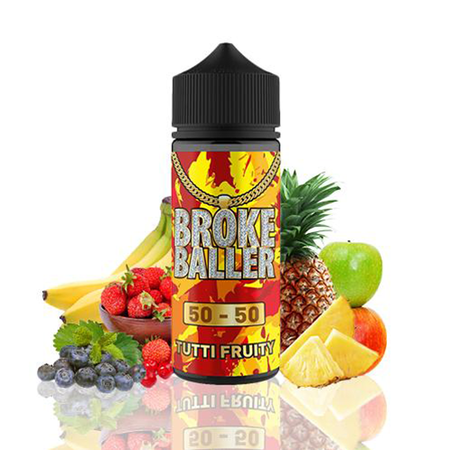 Tutti Frutti by Broke Baller 100ml E Liquid Juice 50vg 50pg Vape Tutti Frutti by Broke Baller 100ml E Liquid Juice 50vg 50pg Vape
