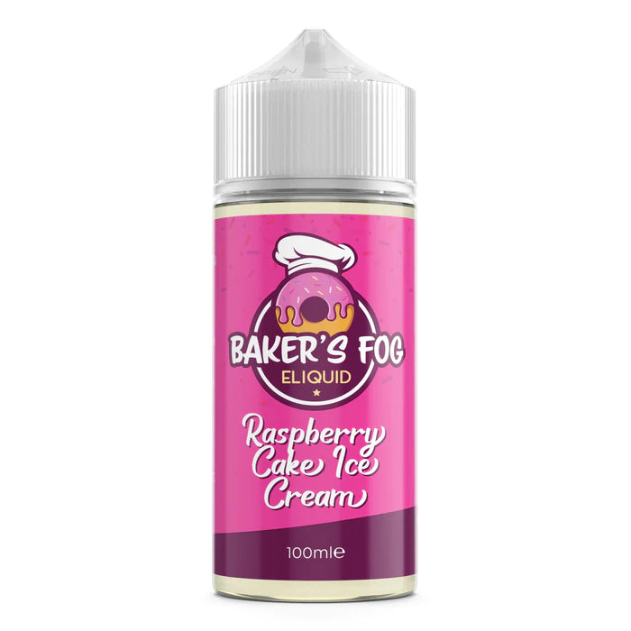 Raspberry Cake Ice Cream By Baker's Fog 100ML E Liquid 70VG Vape 0MG J Raspberry Cake Ice Cream By Baker's Fog 100ML E Liquid 70VG Vape 0MG J