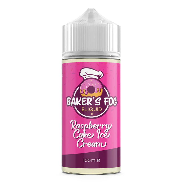 raspberry-cake-ice-cream-baker's-fog-100ml-e-liquid-70vg-30pg-vape-0mg-juice