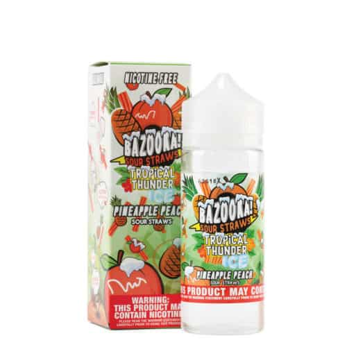 TROPICAL-THUNDER–PINEAPPLE-PEACH-ICE-BAZOOKA-100ML-SHORTFILL-E-LIQUID-70VG-0MG-USA-VAPE-JUICE