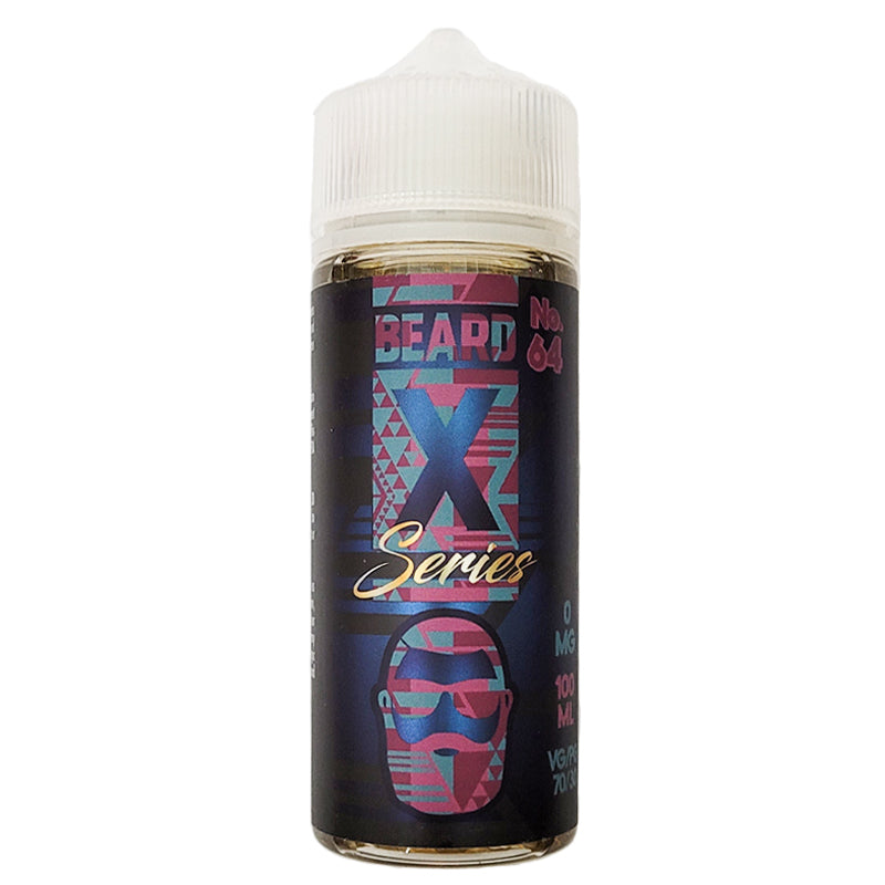 Beard Vape Co X Series No.64 100ML E Liquid 70VG Vape 0MG Juice Beard Vape Co X Series No.64 100ML E Liquid 70VG Vape 0MG Juice