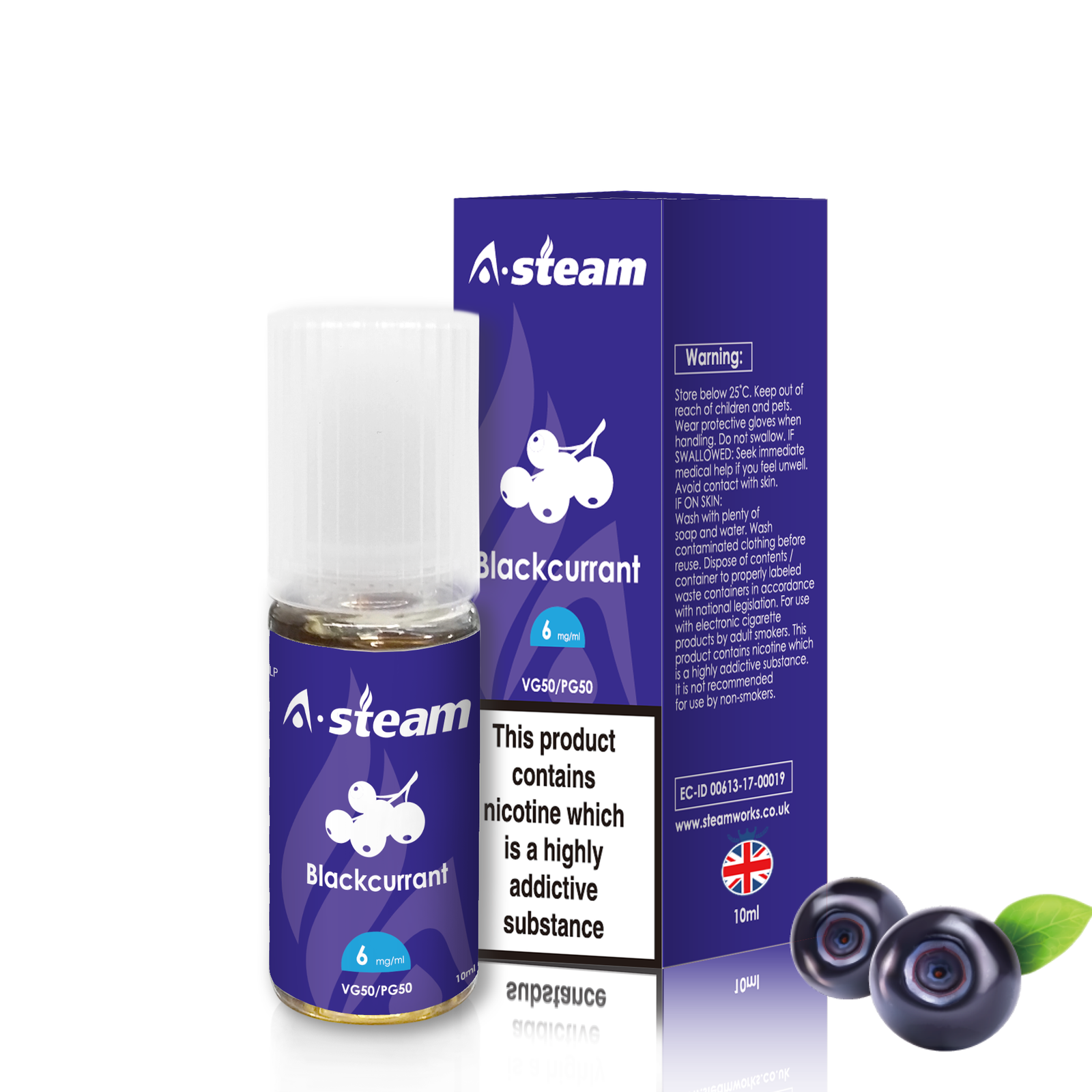 A-Steam Blackcurrant E Liquid 10ml Vape Juice 50vg TPD COMPLIANT Multi A-Steam Blackcurrant E Liquid 10ml Vape Juice 50vg TPD COMPLIANT Multi