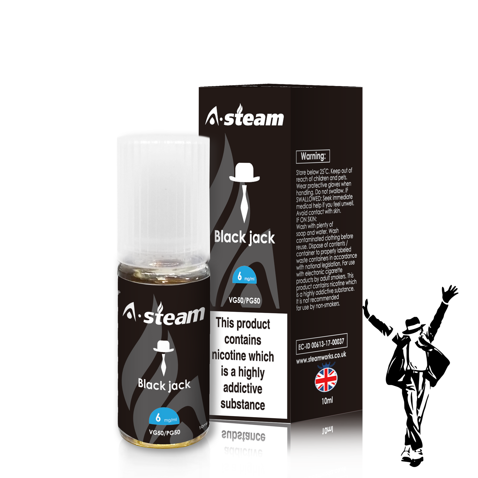 black jack vape juice A-Steam Blackjack E Liquid 10ml Vape Juice 50vg TPD COMPLIANT Multibuy