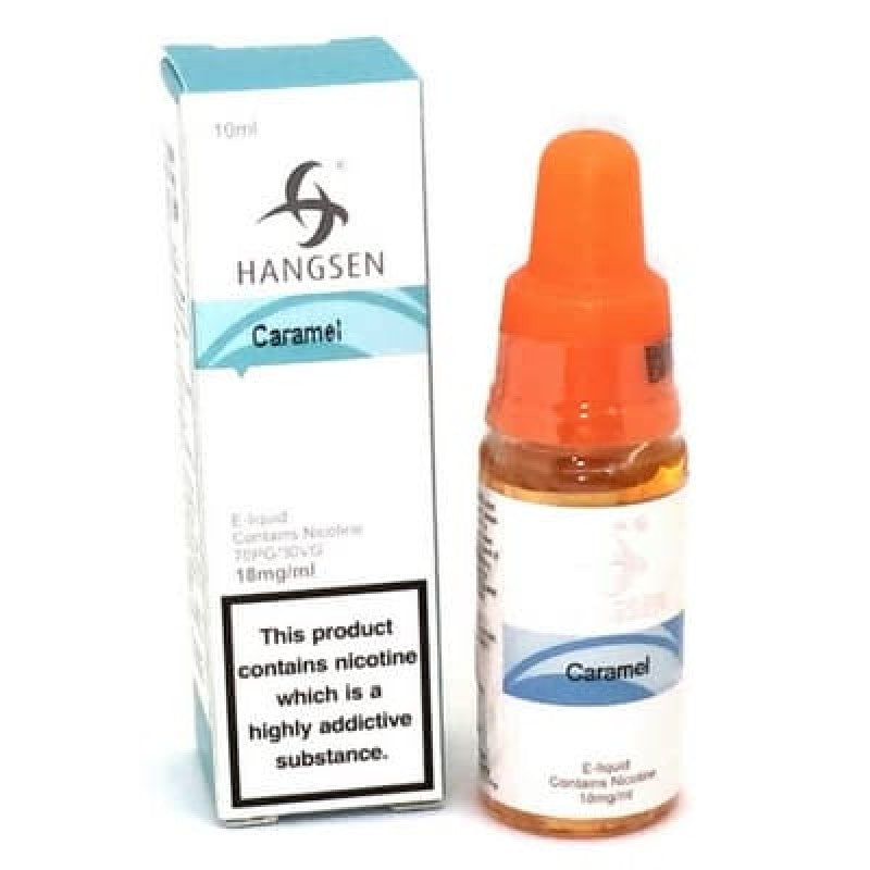 HANGSEN CARAMEL 10ML TPD E LIQUID JUICE 3MG/6MG/12MG/18MG MULTIBUY HANGSEN CARAMEL 10ML TPD E LIQUID JUICE 3MG/6MG/12MG/18MG MULTIBUY