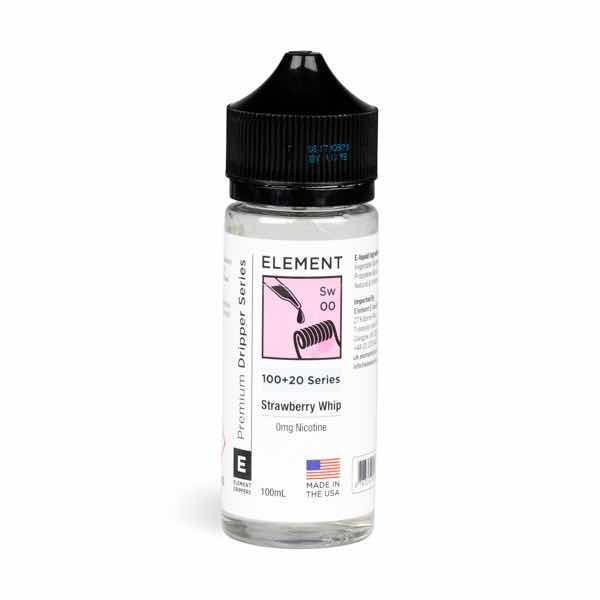 strawberry-whip-element-100ml-e-liquid-juice-80vg-juice-vape-0mg-shortfill
