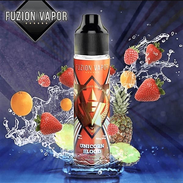 Unicorn Blood By Fuzion Vapor 50ML E Liquid 70VG Vape 0MG Juice Unicorn Blood By Fuzion Vapor 50ML E Liquid 70VG Vape 0MG Juice