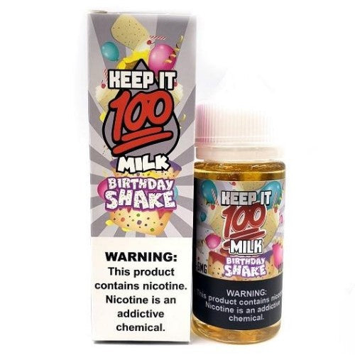 BIRTHDAY SHAKE KEEP IT 100 E LIQUID 100ML SHORTFILL 70VG VAPE BIRTHDAY SHAKE KEEP IT 100 E LIQUID 100ML SHORTFILL 70VG VAPE