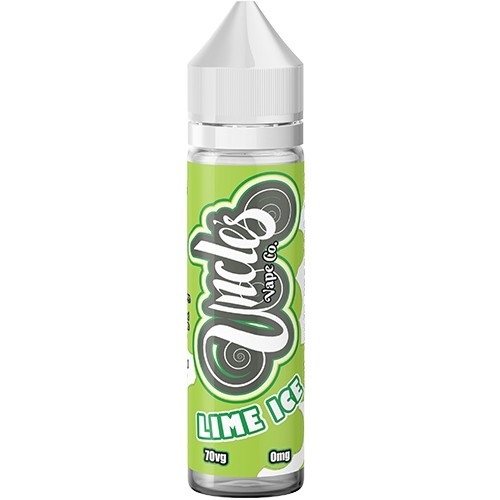 lime-ice-e-liquid-by-uncles-vape-co-50ML-SHORTFILL-E-LIQUID-70VG-0MG-USA-VAPE-JUICE