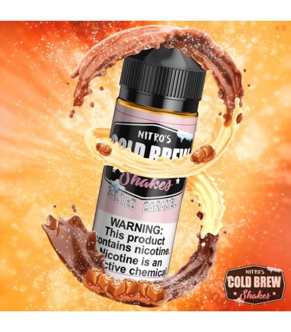 NITROS COLD BREW SHAKES SALTED CARAMEL 100ML SHORTFILL E LIQUID 75VG V NITROS COLD BREW SHAKES SALTED CARAMEL 100ML SHORTFILL E LIQUID 75VG V