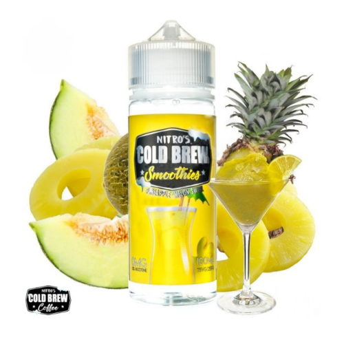 nitros-cold-brew-smoothies-pineapple-melon-swirl-100ML-SHORTFILL-E-LIQUID-75VG-0MG-USA-VAPE-JUICE