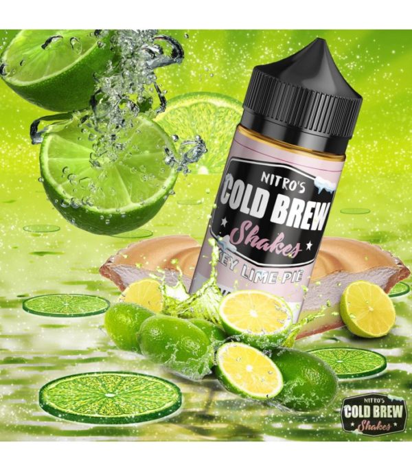 NITROS COLD BREW SHAKES KEY LIME PIE 100ML SHORTFILL E LIQUID 75VG VAP NITROS COLD BREW SHAKES KEY LIME PIE 100ML SHORTFILL E LIQUID 75VG VAP