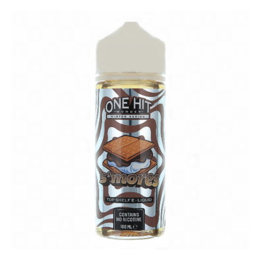 ONE HIT WONDER WINTER SERIES S'MORES 100ML SHORTFILL E LIQUID 80VG V ONE HIT WONDER WINTER SERIES S'MORES 100ML SHORTFILL E LIQUID 80VG V