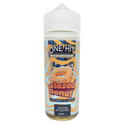 ONE HIT WONDER WINTER SERIES GLAZED DONUT 100ML SHORTFILL E LIQUID 8 ONE HIT WONDER WINTER SERIES GLAZED DONUT 100ML SHORTFILL E LIQUID 8