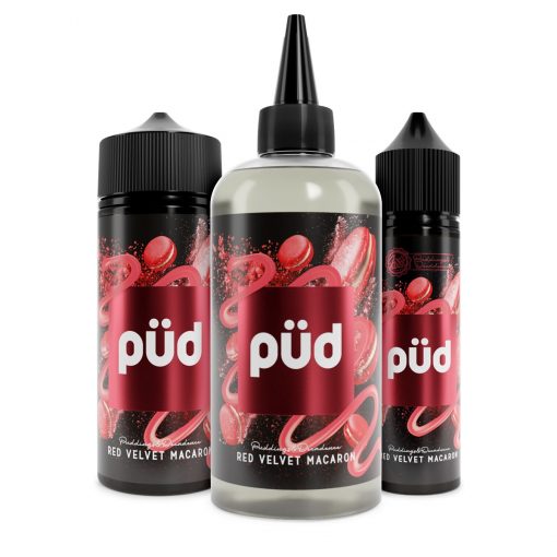 Red Velvet Macaron by Pud 50ml, 100ml, 200ml E Liquid Vape Juice 70vg Red Velvet Macaron by Pud 50ml, 100ml, 200ml E Liquid Vape Juice 70vg