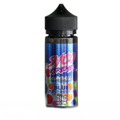 SYCO XTREME GUMBALL BLUE RASPBERRY 100ML SHORTFILL E LIQUID 80VG VAPE SYCO XTREME GUMBALL BLUE RASPBERRY 100ML SHORTFILL E LIQUID 80VG VAPE