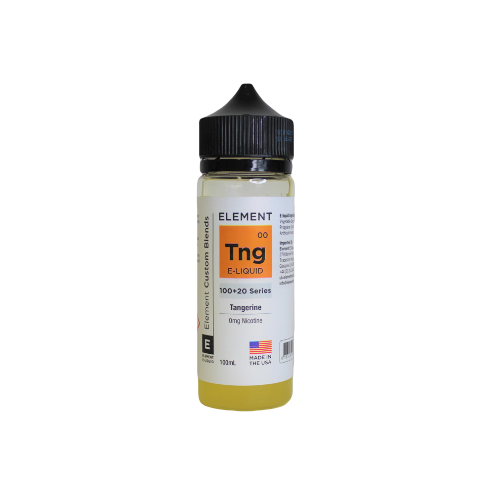 Tangerine Element. 100ML E-Liquid, 0MG Vape 80VG/20PG Juice Tangerine Element. 100ML E-Liquid, 0MG Vape 80VG/20PG Juice
